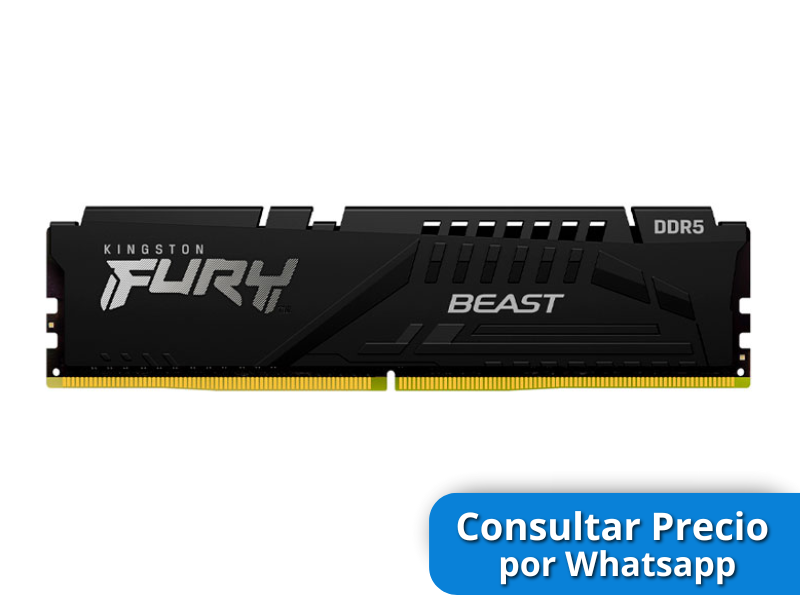 MEMORIA RAM KINGSTON FURY BEAST DDR5 16GB 5600MT/S KF556C40BB-16